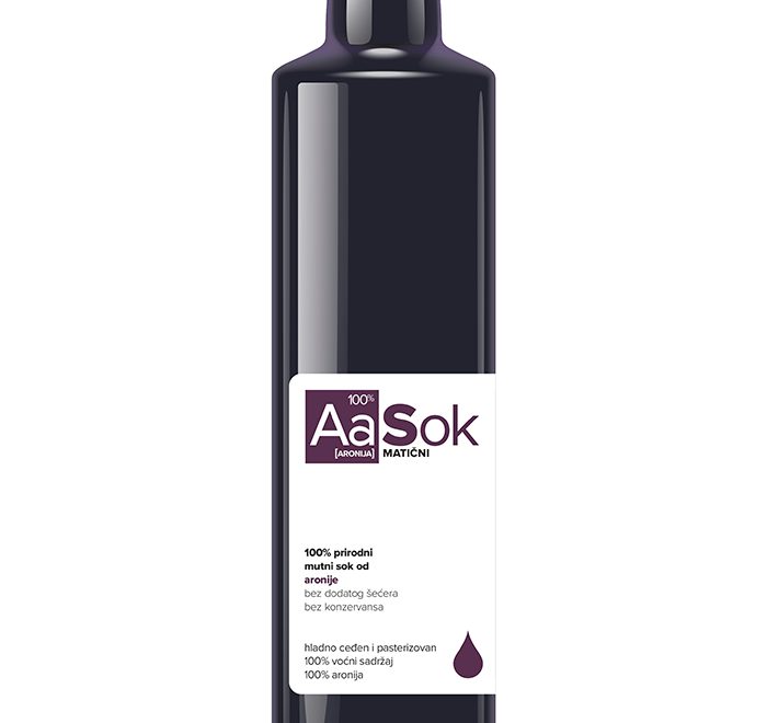 Matični sok aronija hladno ceđeni - Aronia Pure Juice (Chokeberries) Cold Pressed - HOFF DOO